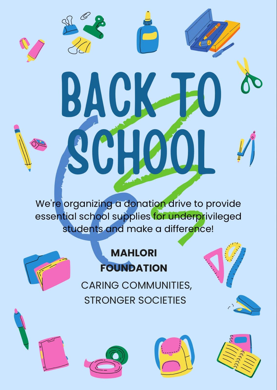 Back to School Jan 2025 flyer