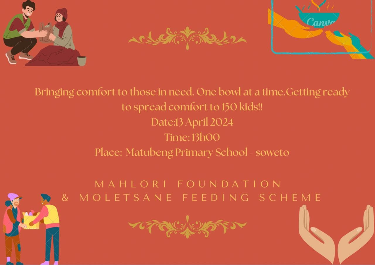 Feeding Scheme - Matubeng Primary 2024 flyer