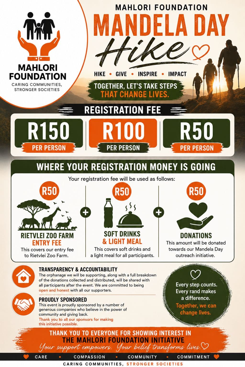 Mandela Day 2026 flyer
